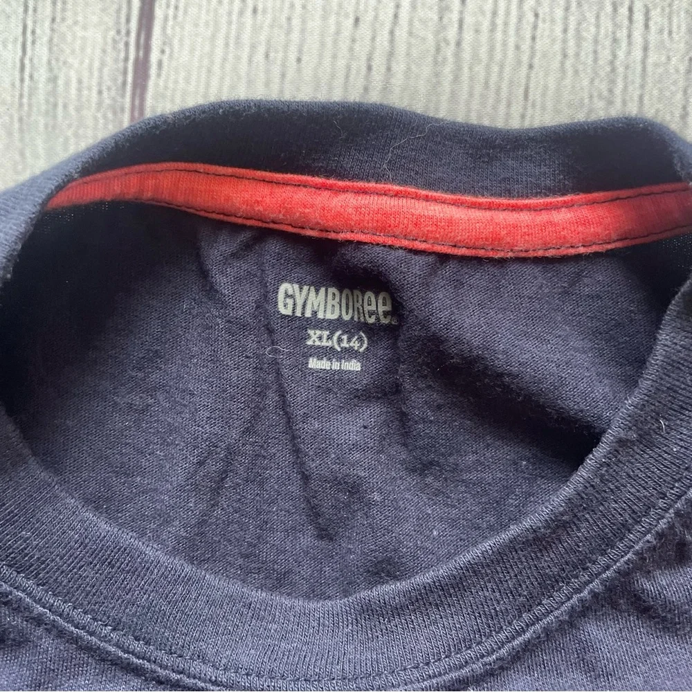 Gymboree Navy Blue Long Sleeve Epic Shirt Size XL (14)